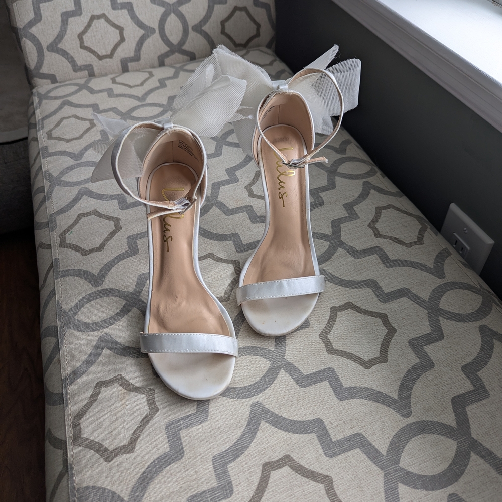Elegant White Women's Heels
